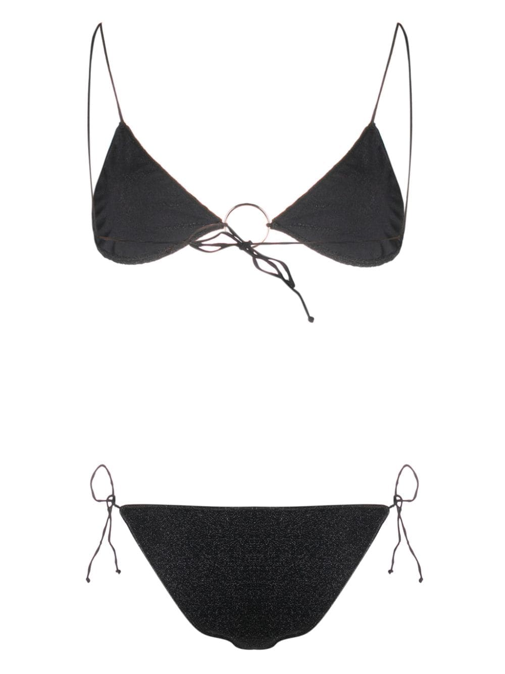 Bikini a triangolo Lumiere in nero - donna 