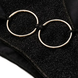 Bikini a triangolo Lumiere in nero - donna 