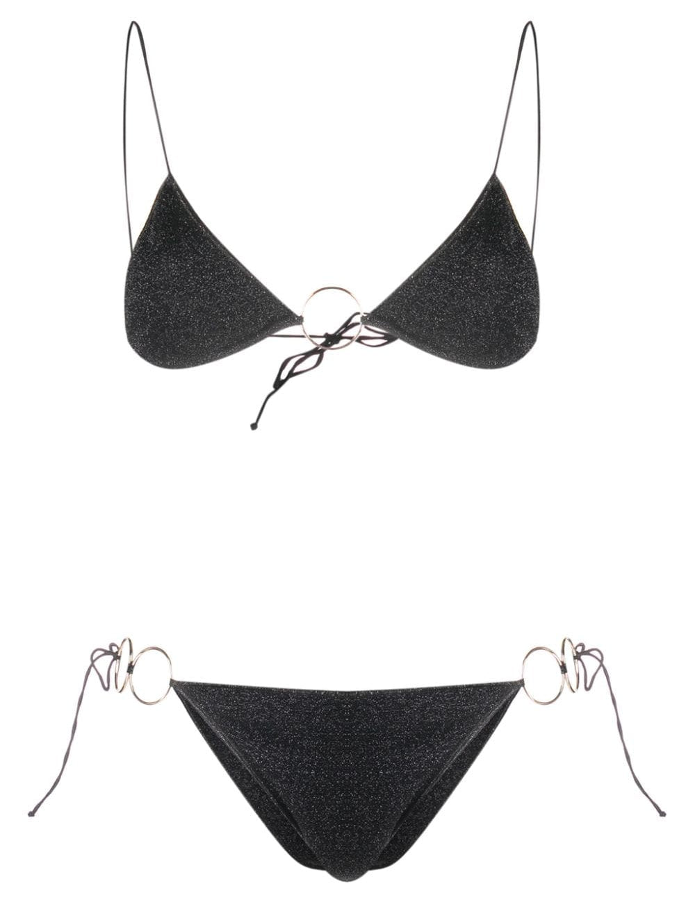 Bikini a triangolo Lumiere in nero - donna 