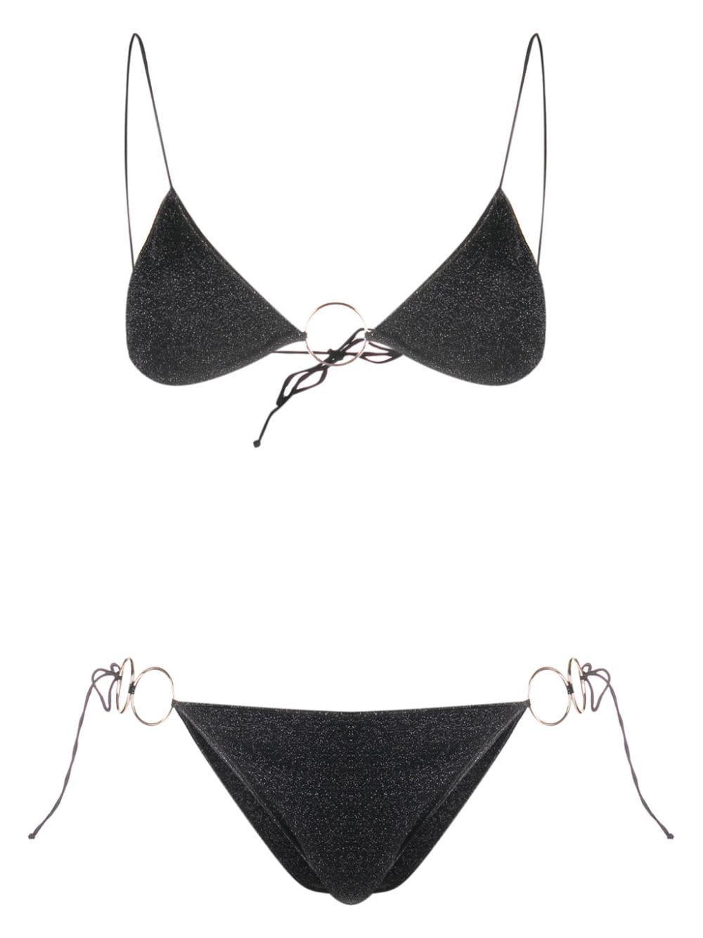 Bikini a triangolo Lumiere in nero - donna 