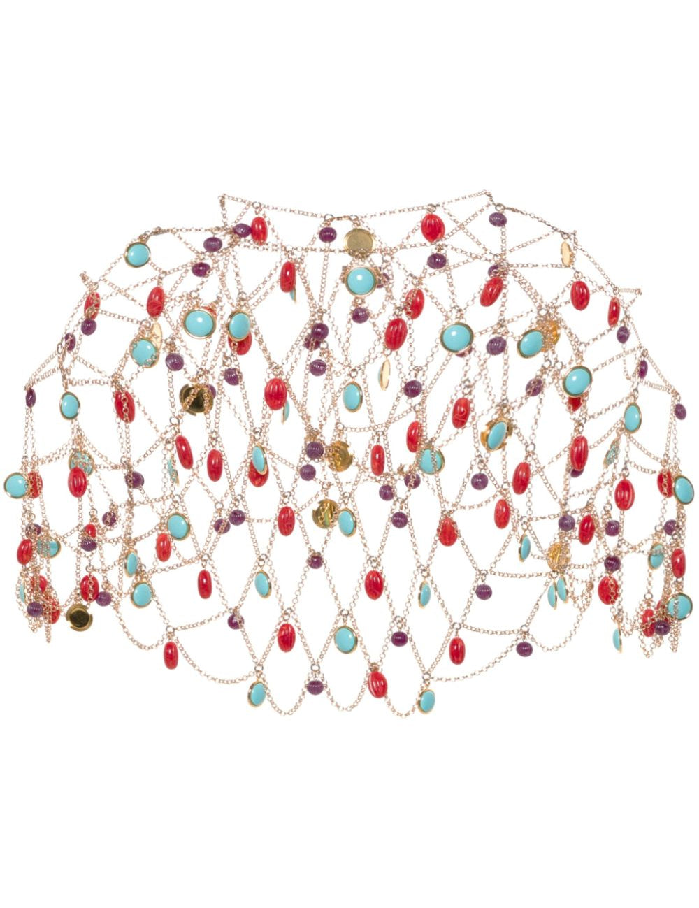 Top con decorazione in multicolore di Rabanne - donna 