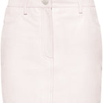 Minigonna in pelle in rosa di Remain - donna 