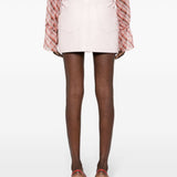 Minigonna in pelle in rosa di Remain - donna 