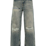 Jeans r3d destroyer a vita media in blu - uomo 