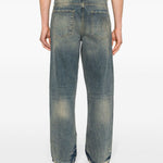 Jeans r3d destroyer a vita media in blu - uomo 