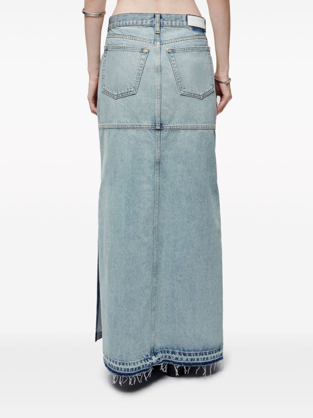 Gonna denim in blu - donna 