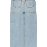 Gonna denim in blu - donna 