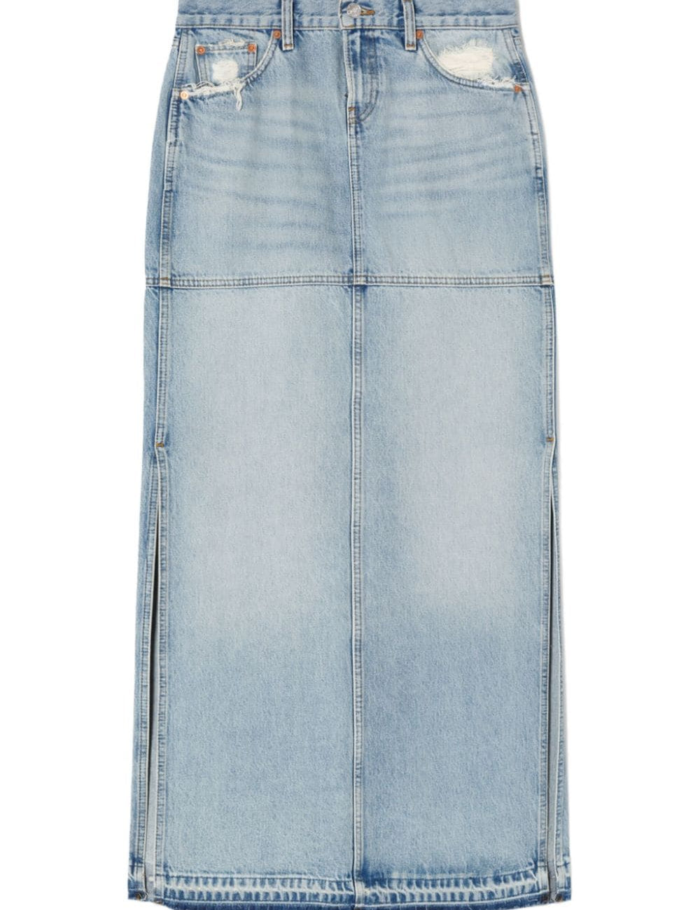 Gonna denim in blu - donna 