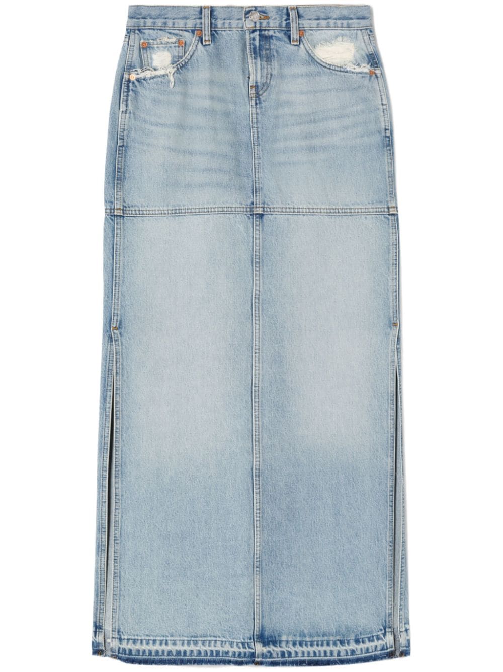 Gonna denim in blu - donna 