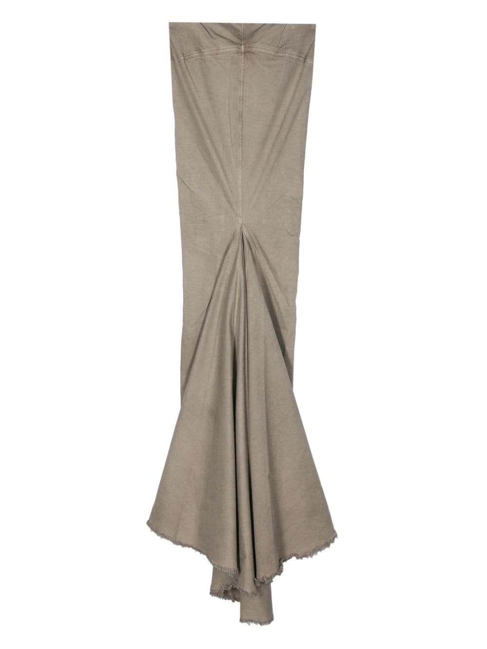 Gonna denim Al Pilar in grigio - donna 