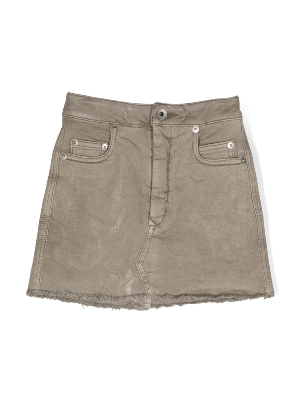 Minigonna in denim in grigio - bambina 