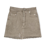 Minigonna in denim in grigio - bambina 