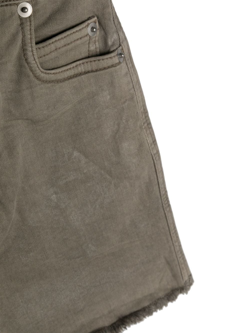 Minigonna in denim in grigio - bambina 