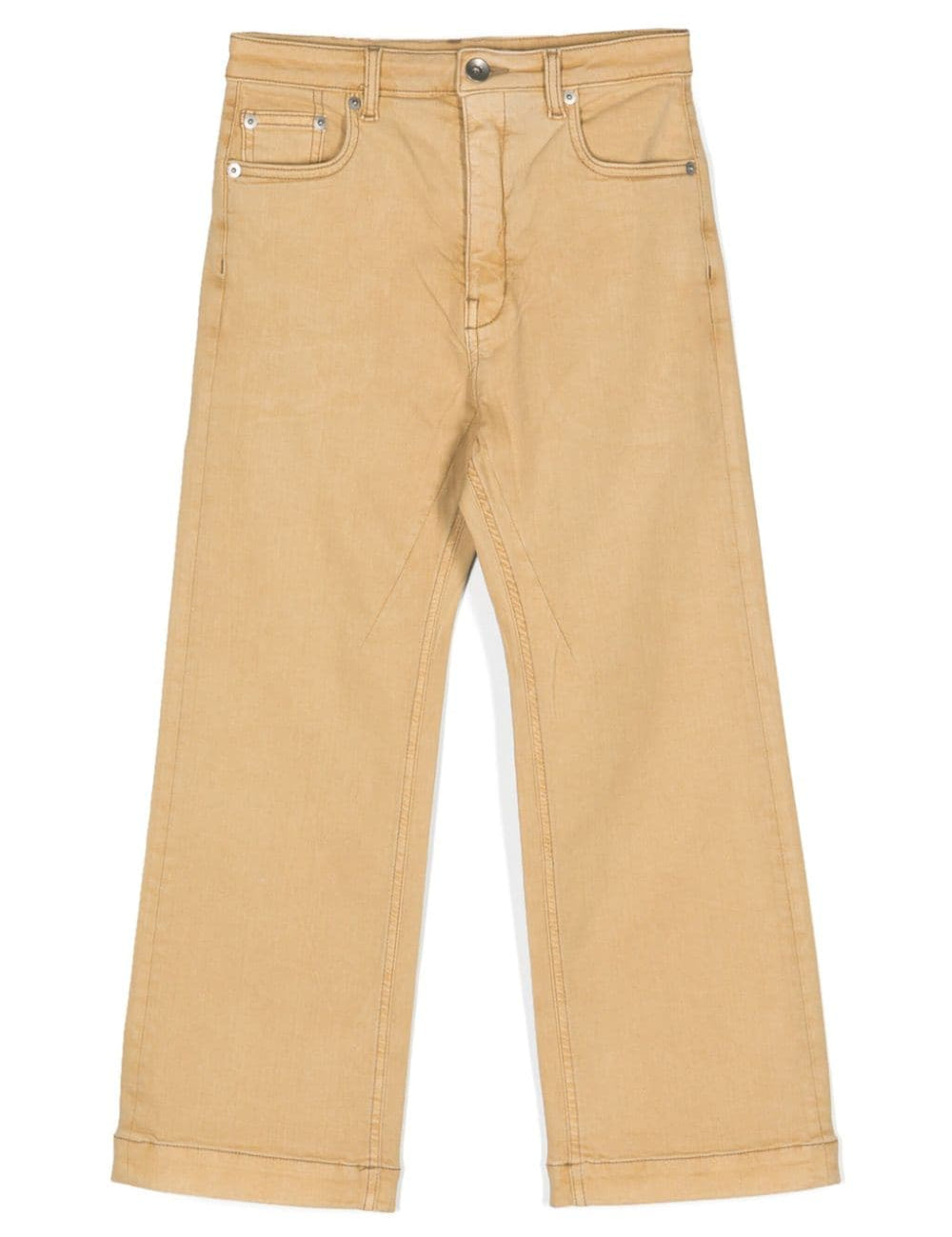 Jeans chino a gambata dritta in giallo - bambini 