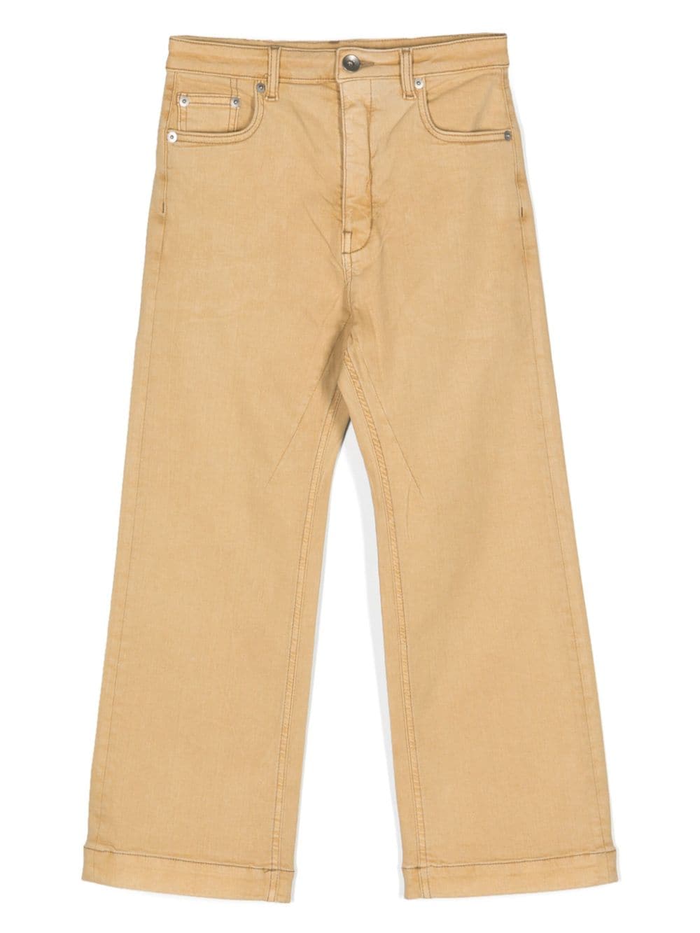Jeans chino a gambata dritta in giallo - bambini 
