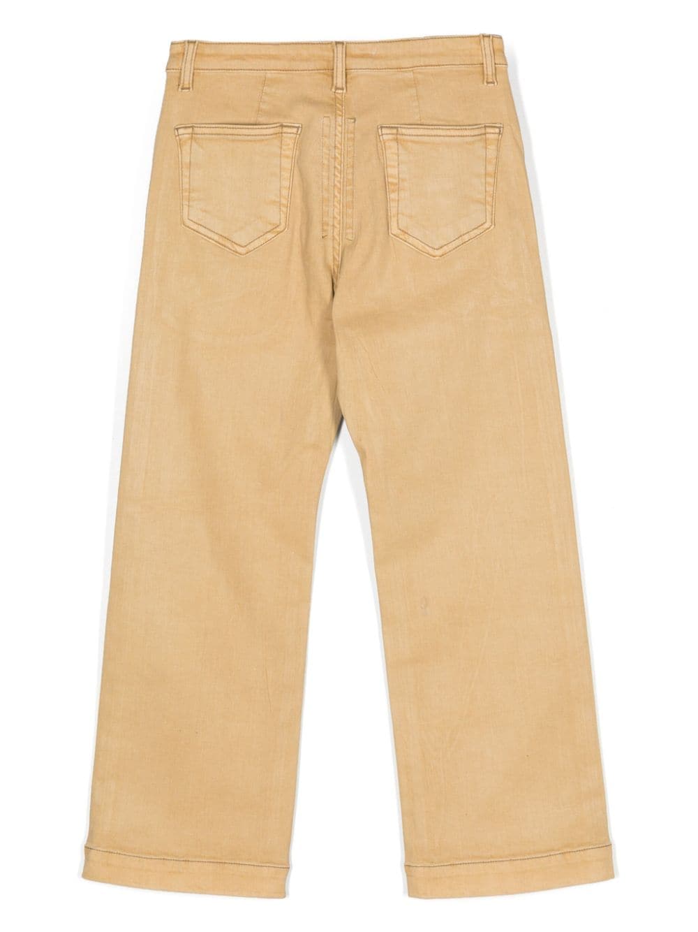 Jeans chino a gambata dritta in giallo - bambini 