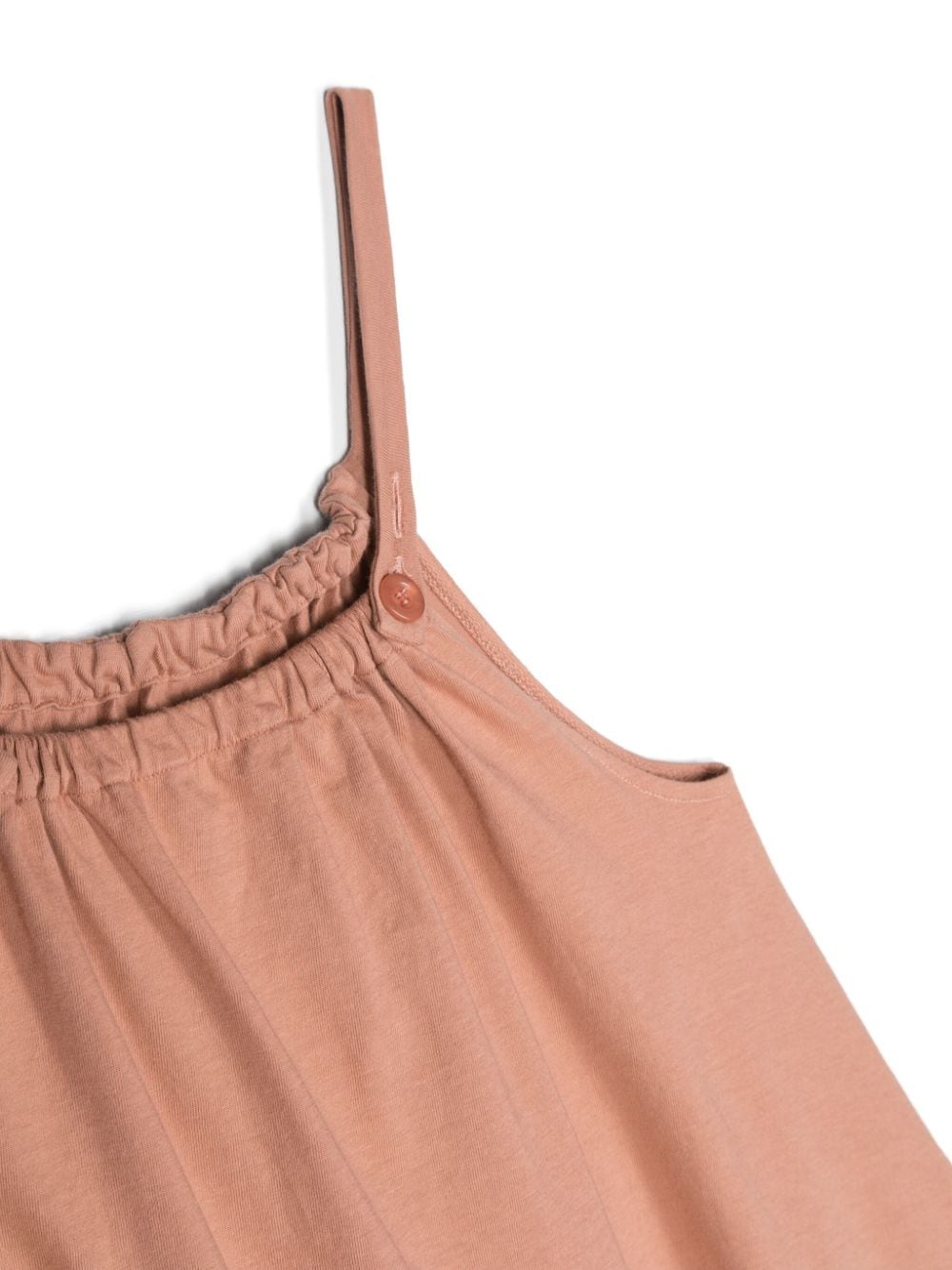 Salopette con ruches in rosa - bambino 