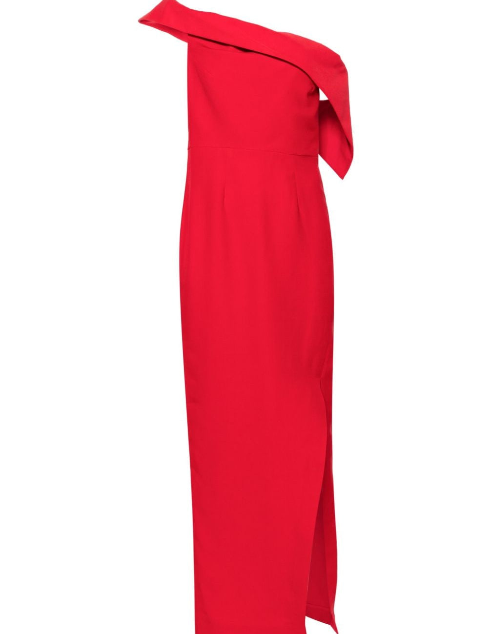 Abito con spalle scoperte in rosso - donna 