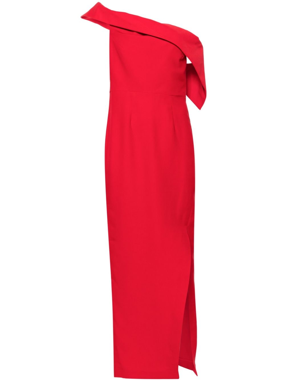 Abito con spalle scoperte in rosso - donna 