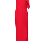 Abito con spalle scoperte in rosso - donna 