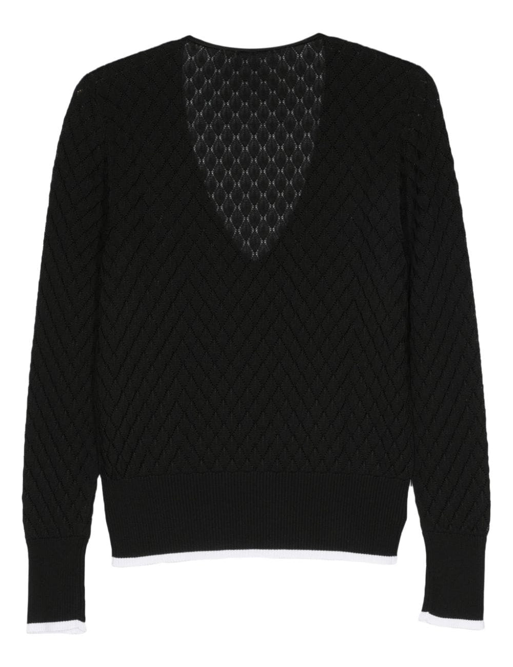 Maglione con scollo a v in blu Sapio - uomo 