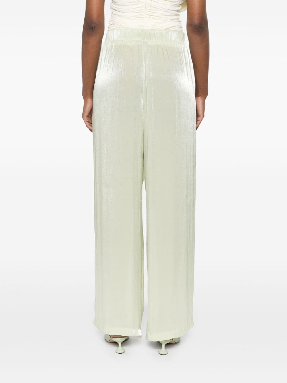 Pantaloni a gamba dritta con finitura satinata Simkhai - donna 
