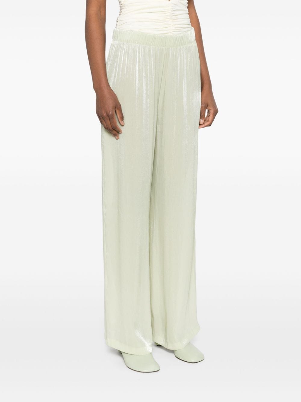 Pantaloni a gamba dritta con finitura satinata Simkhai - donna 
