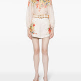 Blusa con stampa floreale billow in multicolore - donna 