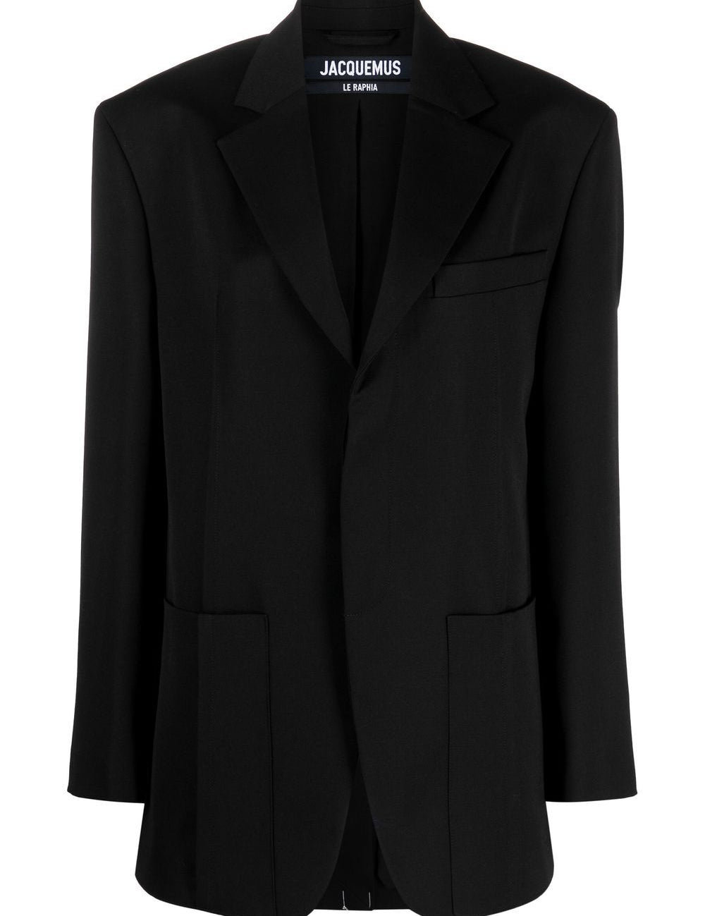 Giacca la veste d'homme in nero - donna 