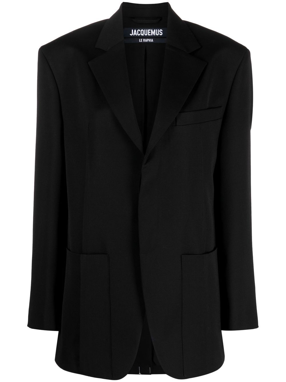 Giacca la veste d'homme in nero - donna 