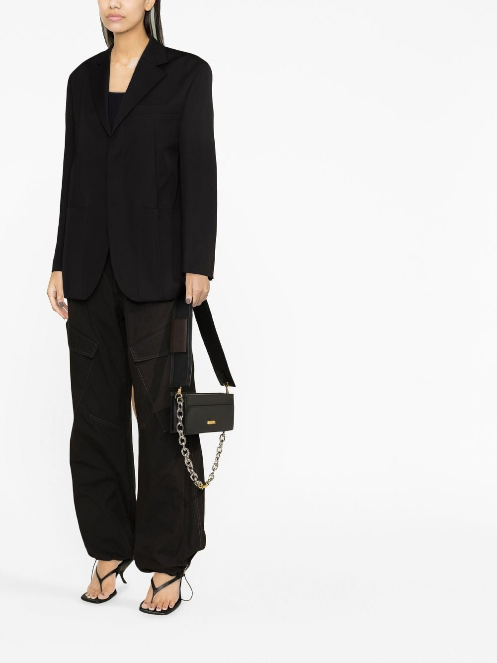 Giacca la veste d'homme in nero - donna 