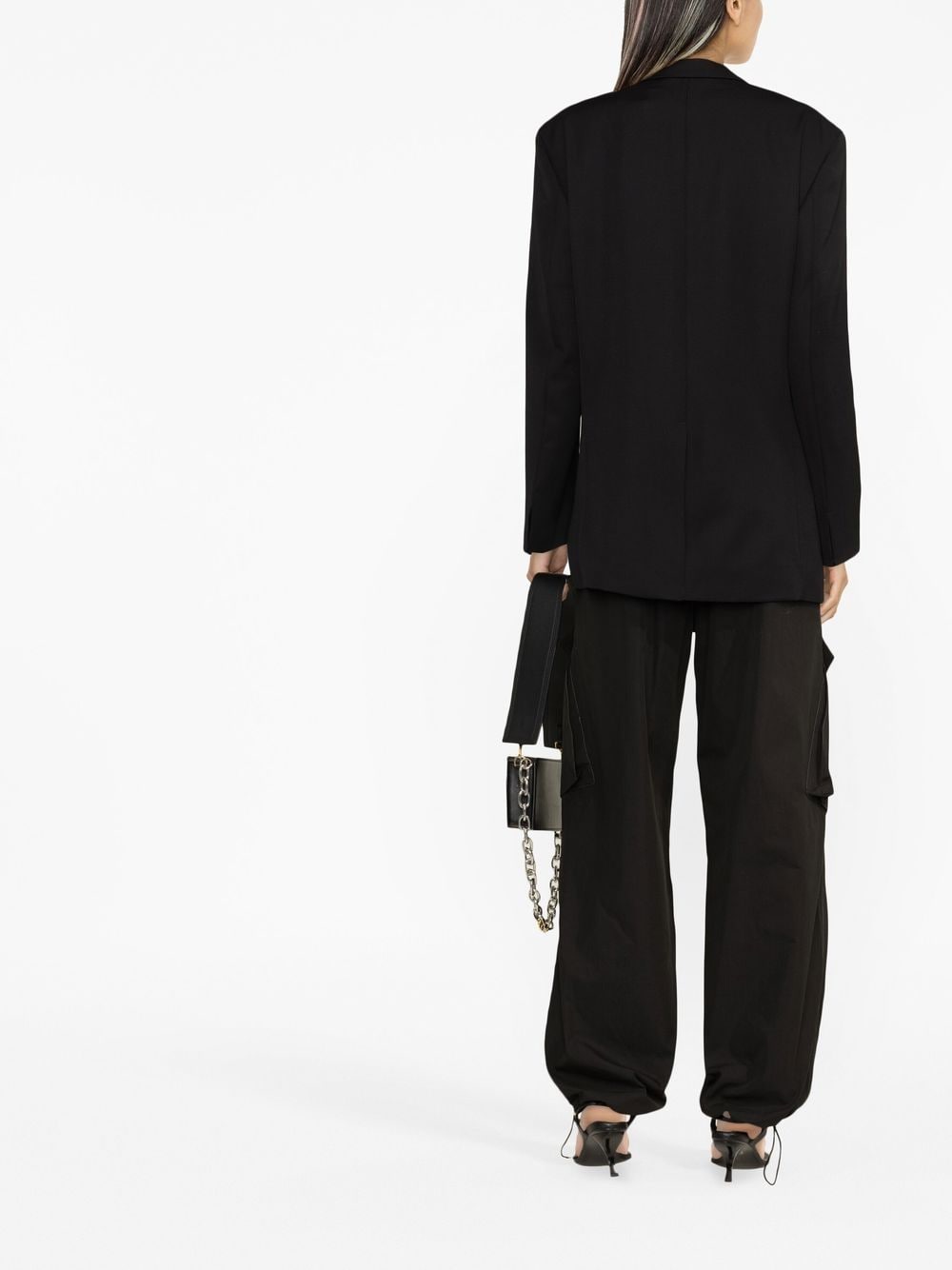 Giacca la veste d'homme in nero - donna 