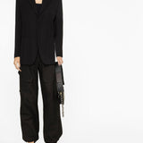 Giacca la veste d'homme in nero - donna 