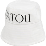 Cappello bucket con stampa in bianco - donna 
