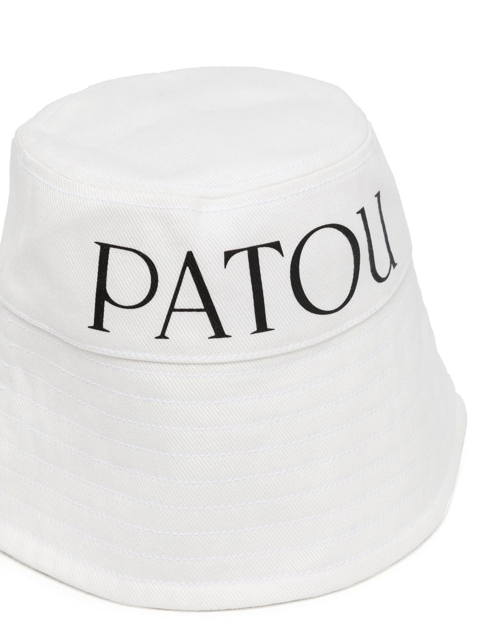 Cappello bucket con stampa in bianco - donna 