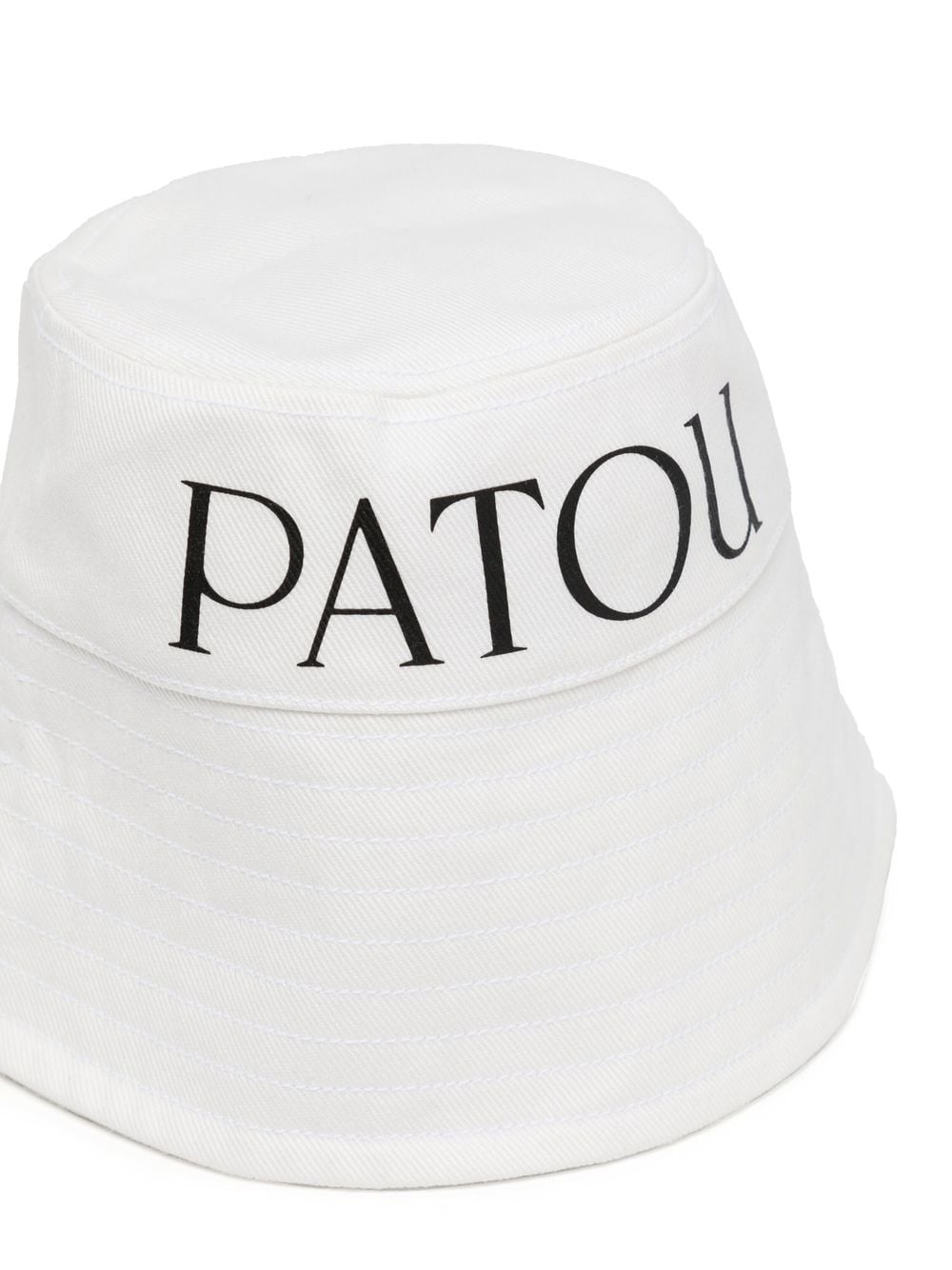 Cappello bucket con stampa in bianco - donna 
