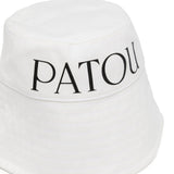 Cappello bucket con stampa in bianco - donna 