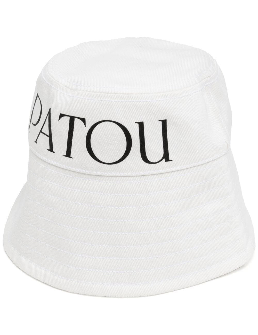 Cappello bucket con stampa in bianco - donna 