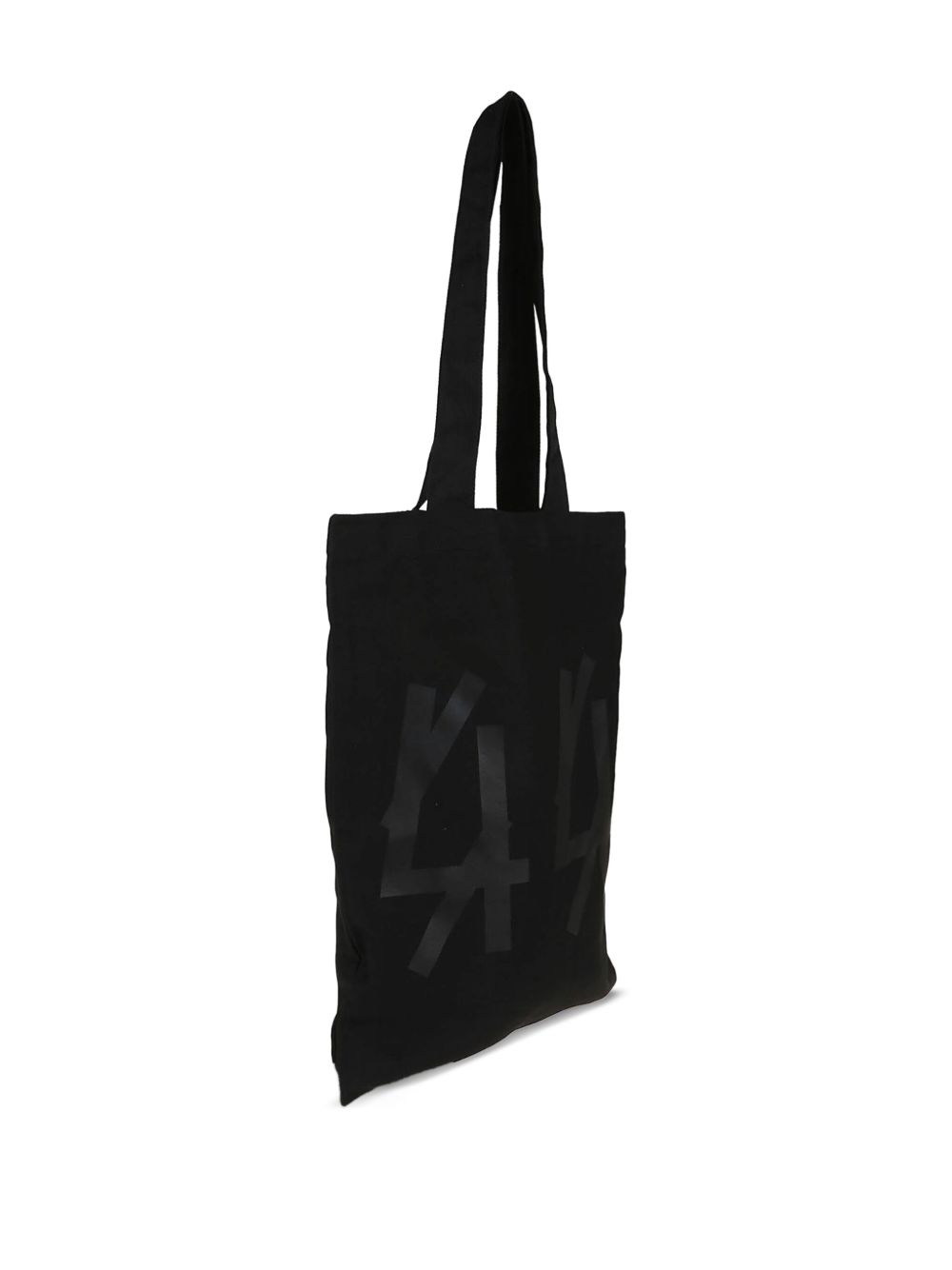 Borsa tote con logo in nero 