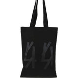 Borsa tote con logo in nero 