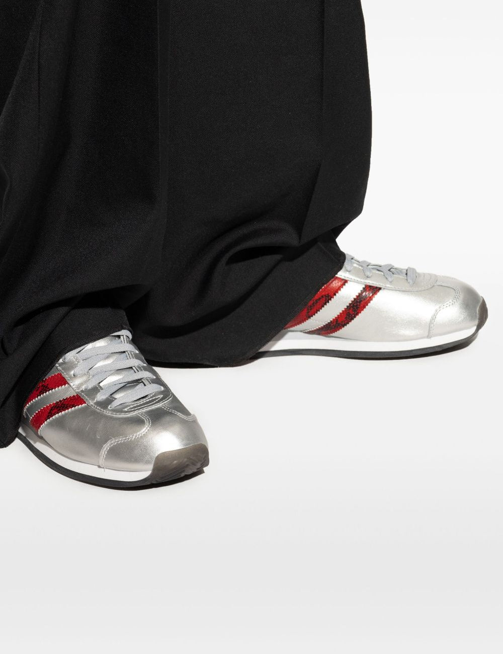 Sneakers country japan in argento Adidas - unisex 