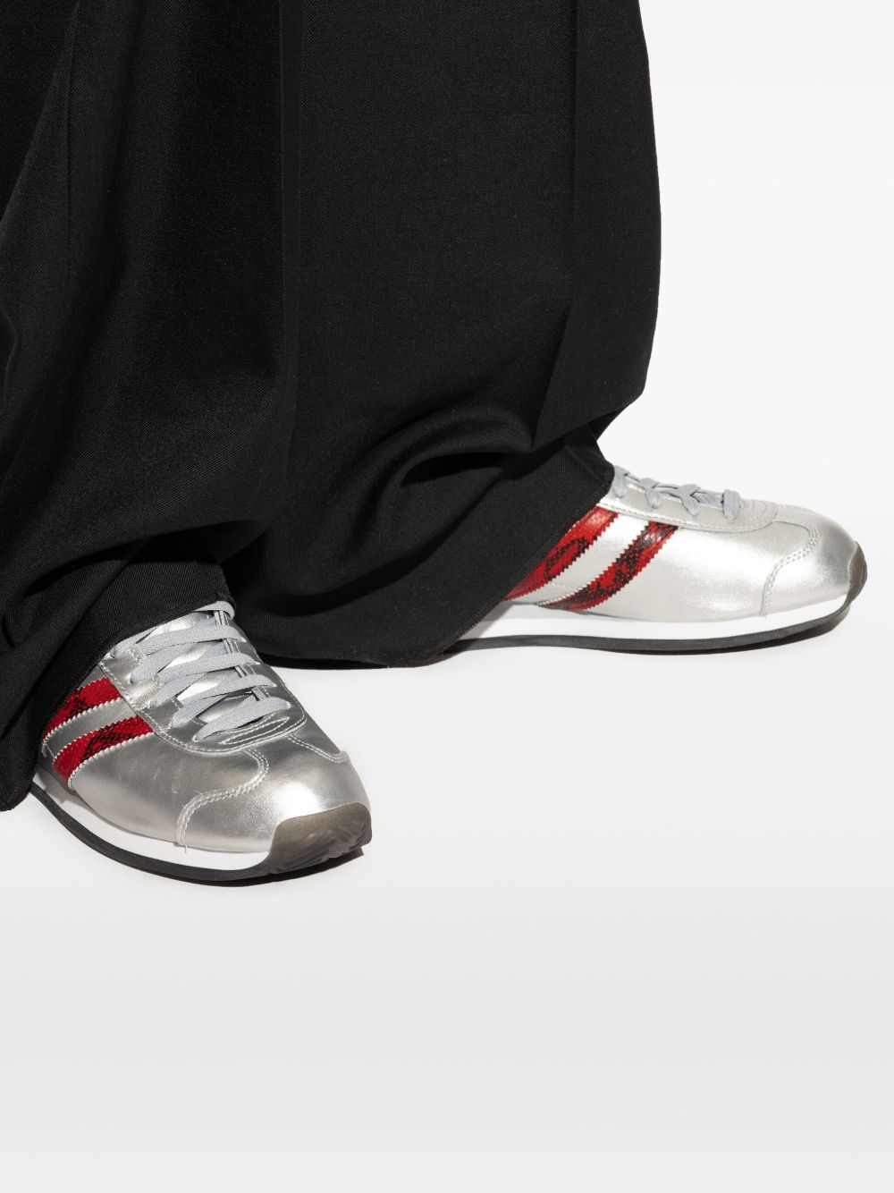 Sneakers country japan in argento Adidas - unisex 