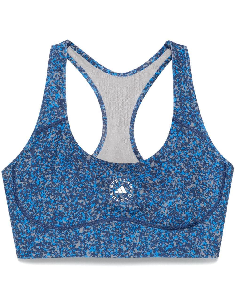 Reggiseno sportivo TruePurpose Power Impact in blu Adidas by stella mc cartney - donna 