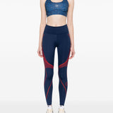 Reggiseno sportivo TruePurpose Power Impact in blu Adidas by stella mc cartney - donna 