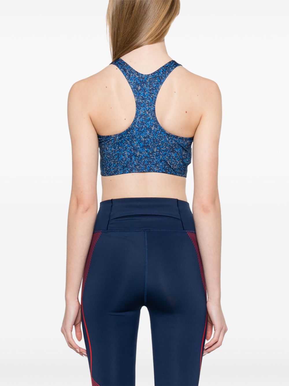 Reggiseno sportivo TruePurpose Power Impact in blu Adidas by stella mc cartney - donna 