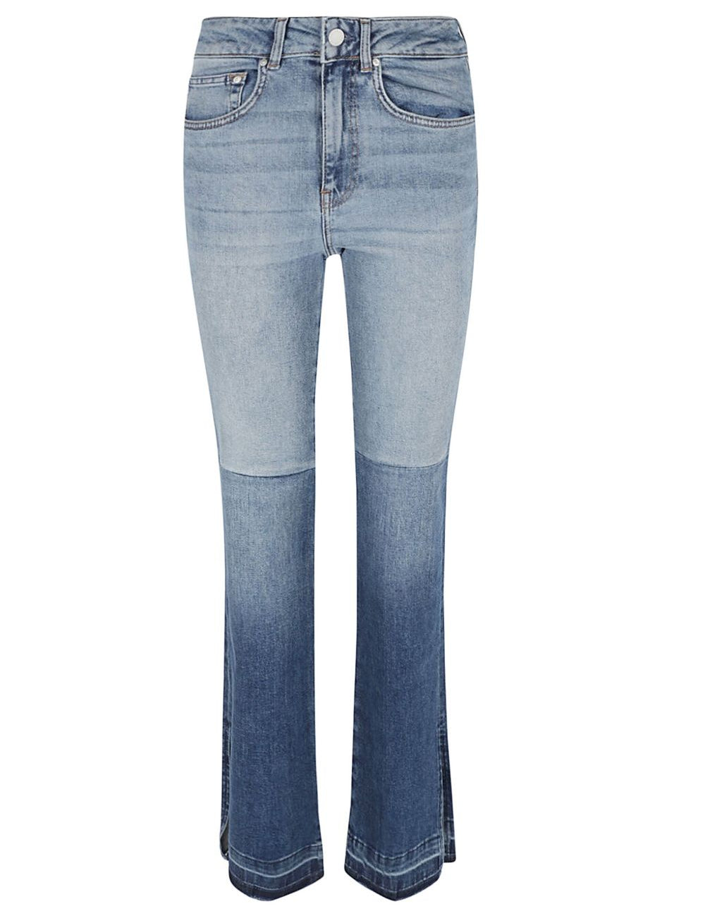 Jeans dritti con applicazione in blu AG Jeans - donna 