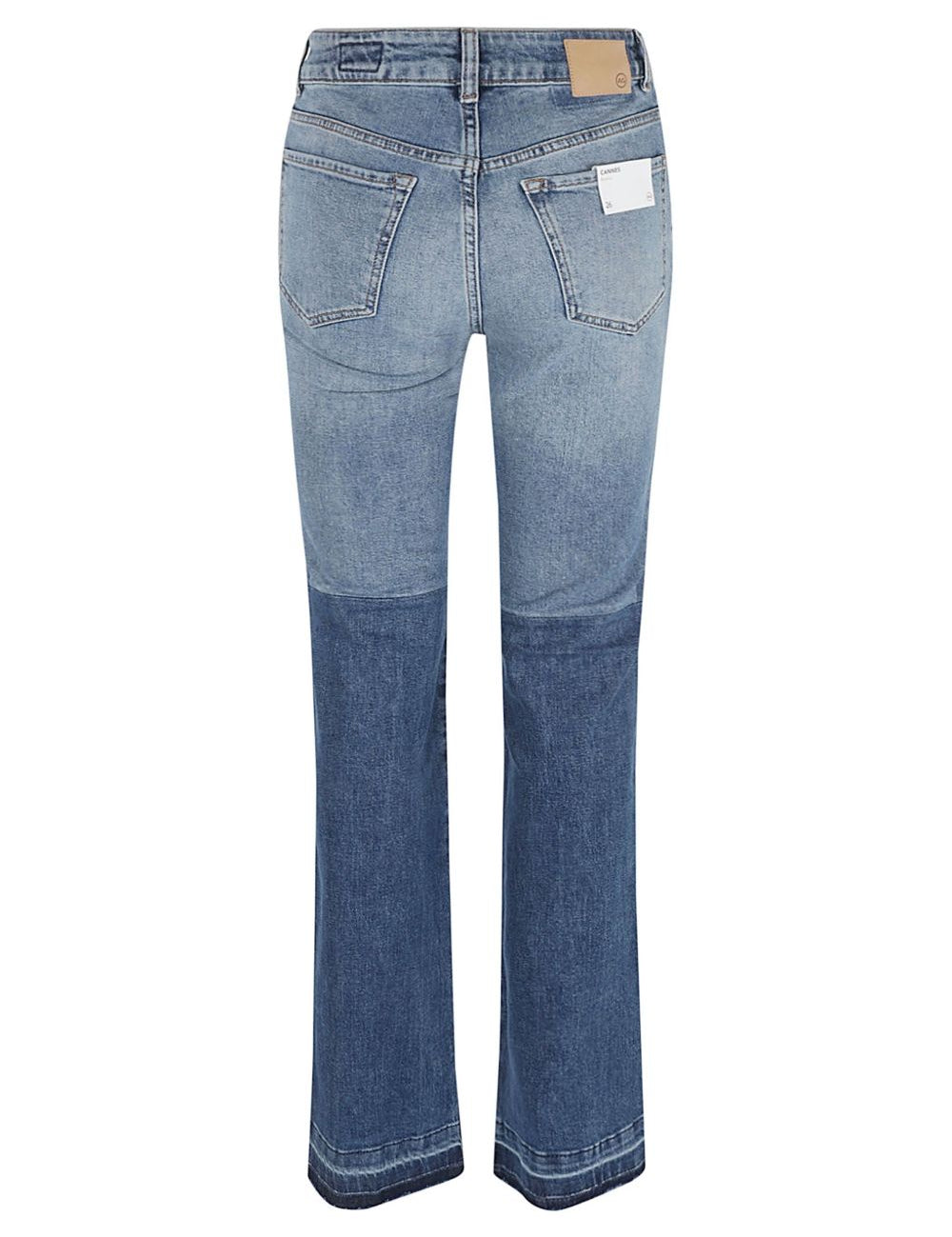 Jeans dritti con applicazione in blu AG Jeans - donna 
