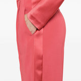 Pantaloni dritti in rosa papavero Alberta Ferretti - donna 