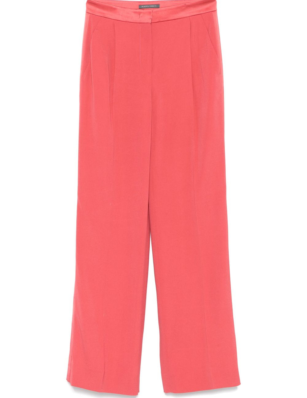 Pantaloni dritti in rosa papavero Alberta Ferretti - donna 