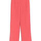 Pantaloni dritti in rosa papavero Alberta Ferretti - donna 